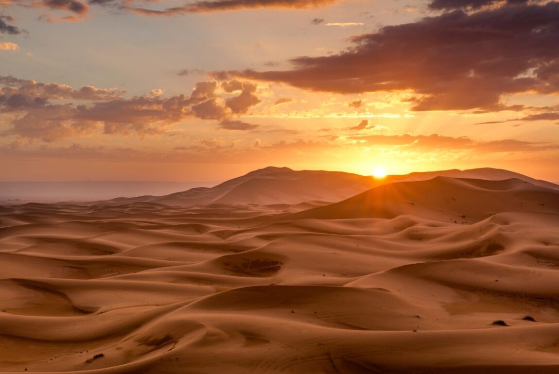 Sunrise in Merzouga