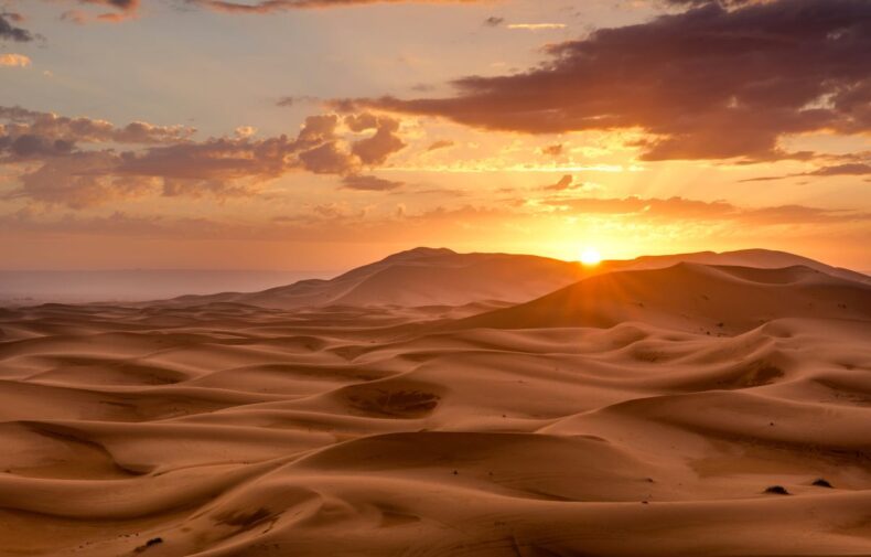 Sunrise in Merzouga