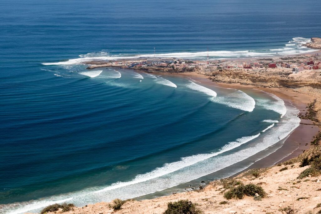 Surf spot in Morocco