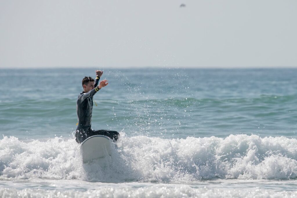 Surfing in Morocco