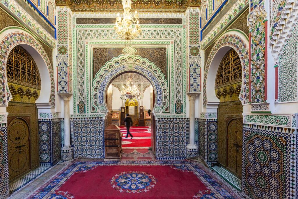 The Moulay Idriss Mosque in Fes