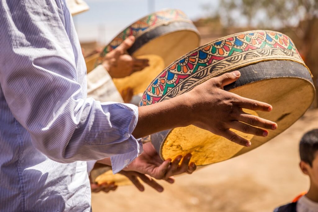 Traditional Berber instruments